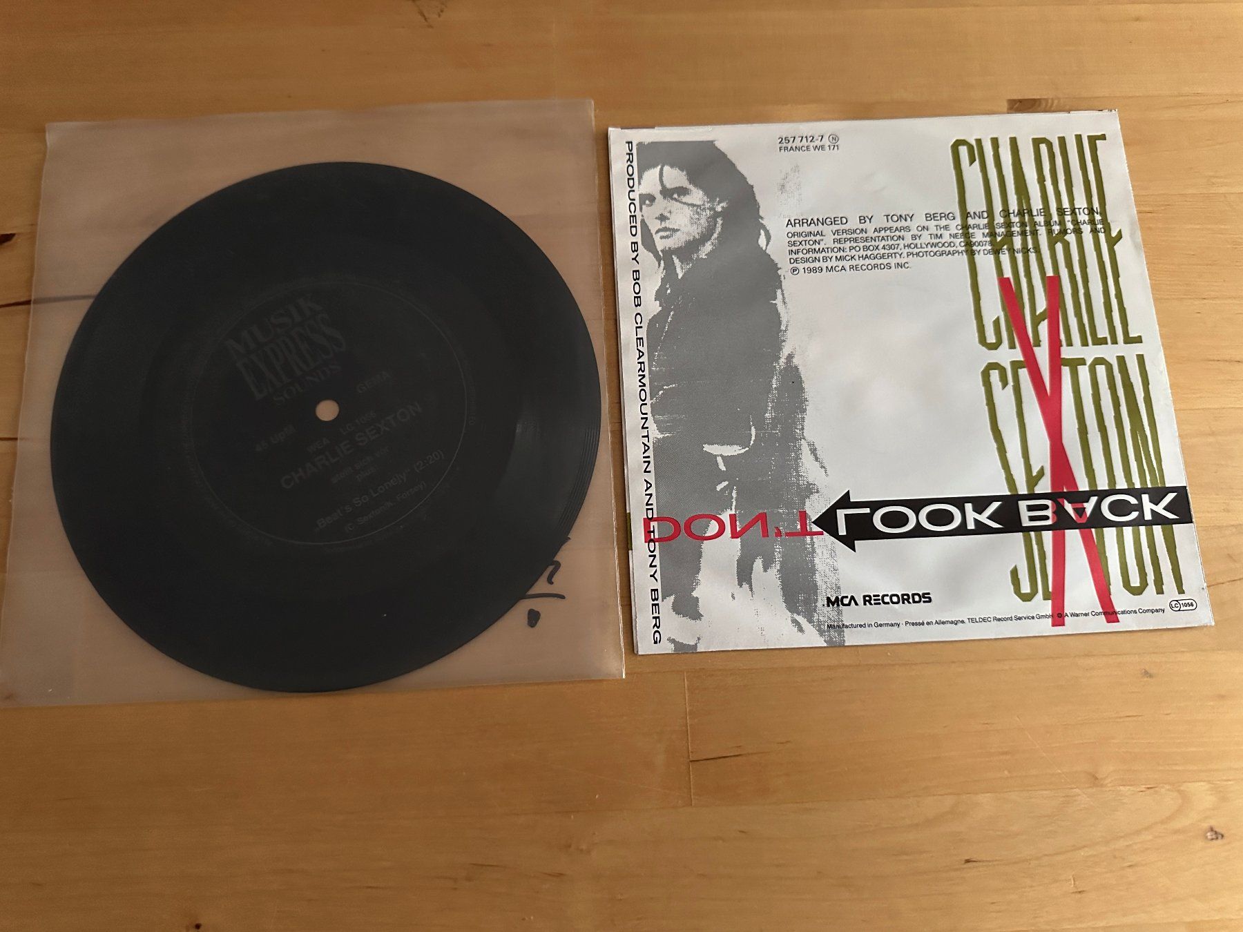 CHARLIE SEXTON tolle Singles Musik Express Kult Top 80's (Gebraucht) in ...