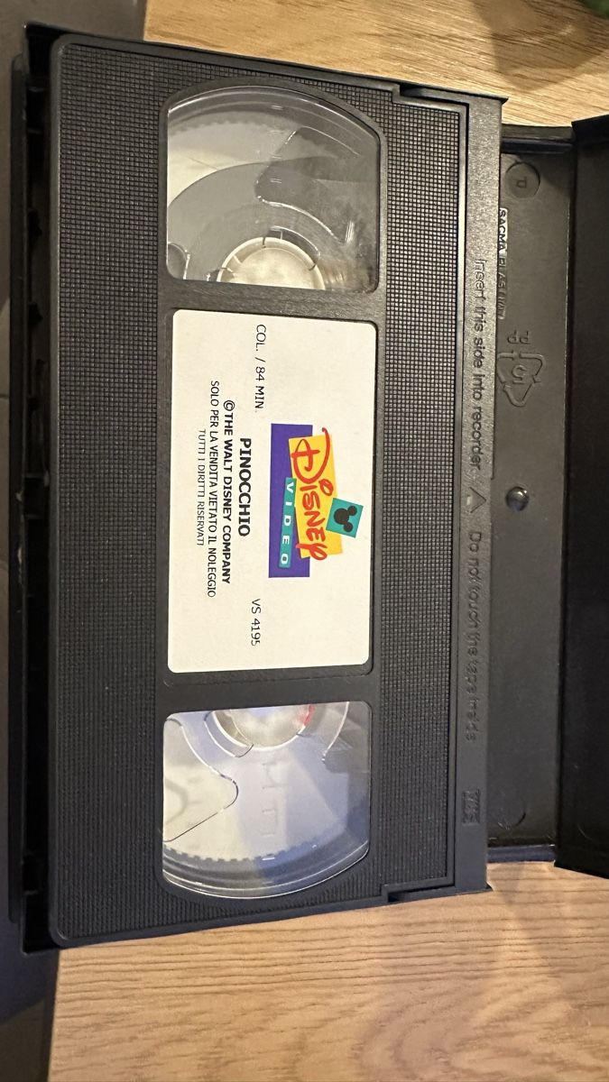 Tutti i VHS: Vhs pinocchio – Usato da lausanne venduto da Blera1987 2