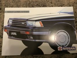 Nissan Laurel 3.0 E SGX Verkaufsprospekt 12 Seiten 2.1987
