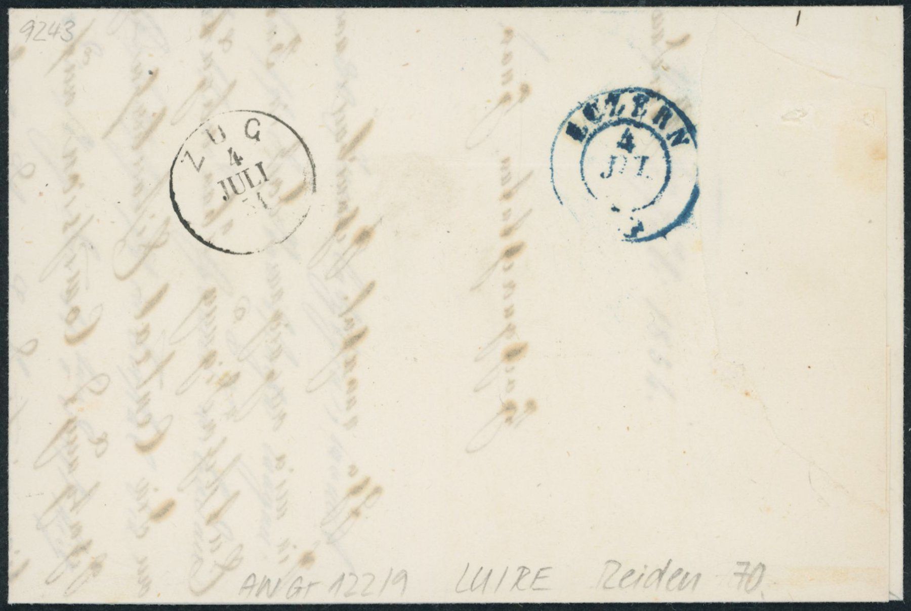 Alle Briefmarken: LU Reiden - Brief – Gebraucht aus Schindellegi von leecollect 1
