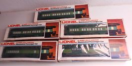 Lionel Personenwagen 5er Set beleuchtet