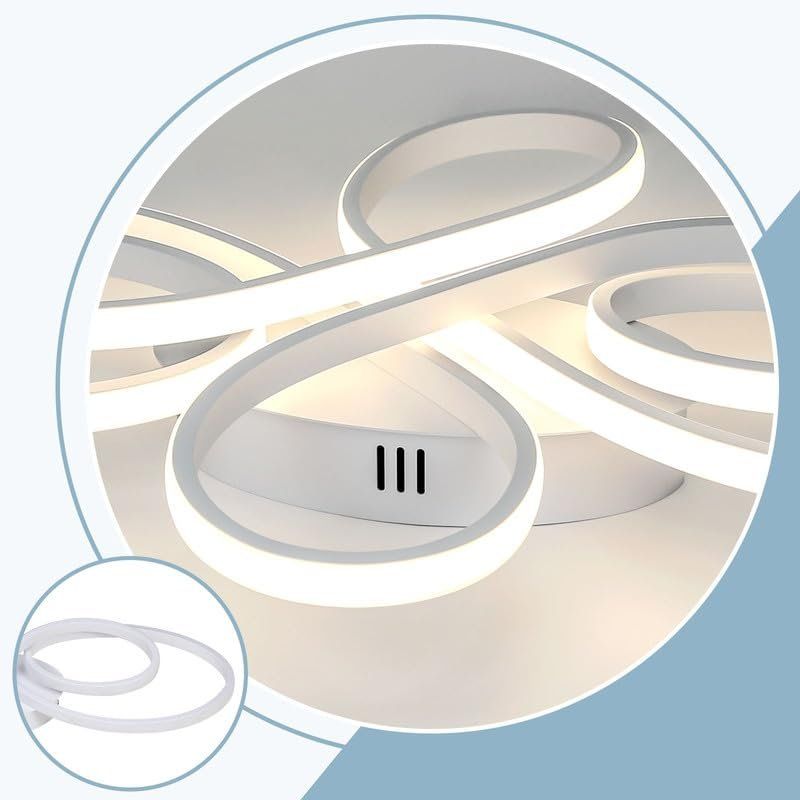 Lustres & lampes de plafonds: LED Deckenleuchte Deckenlampe Schmetterling 65W dimmbar – Neuf avec emballage d'origine à Basel par EchoPeak 8
