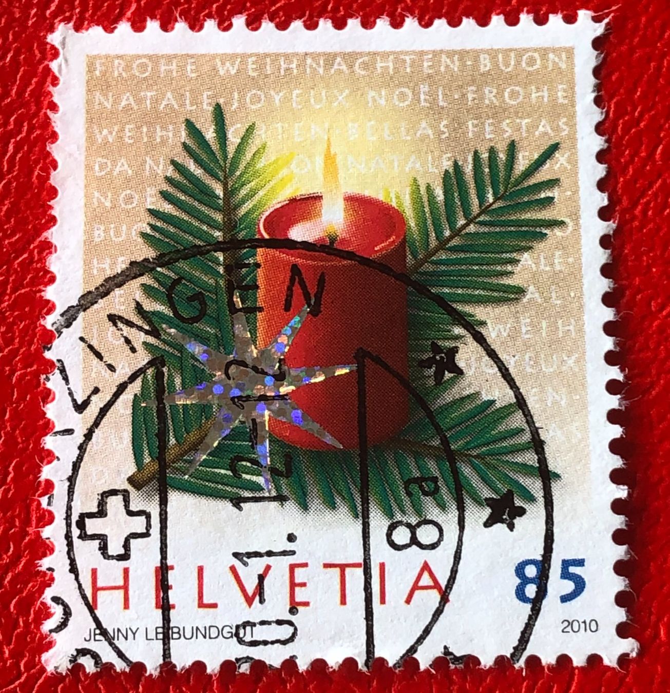 Tutti i francobolli: Nr.1373  Kerze 2010 mit Stempel – Usato da Aarau venduto da Billa007