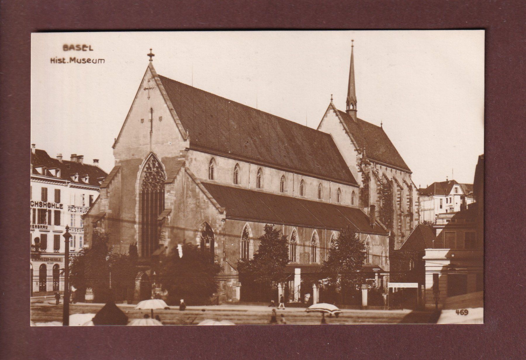 Cartoline postali: BASEL - Historisches Museum – Usato da Pully venduto da nicecards