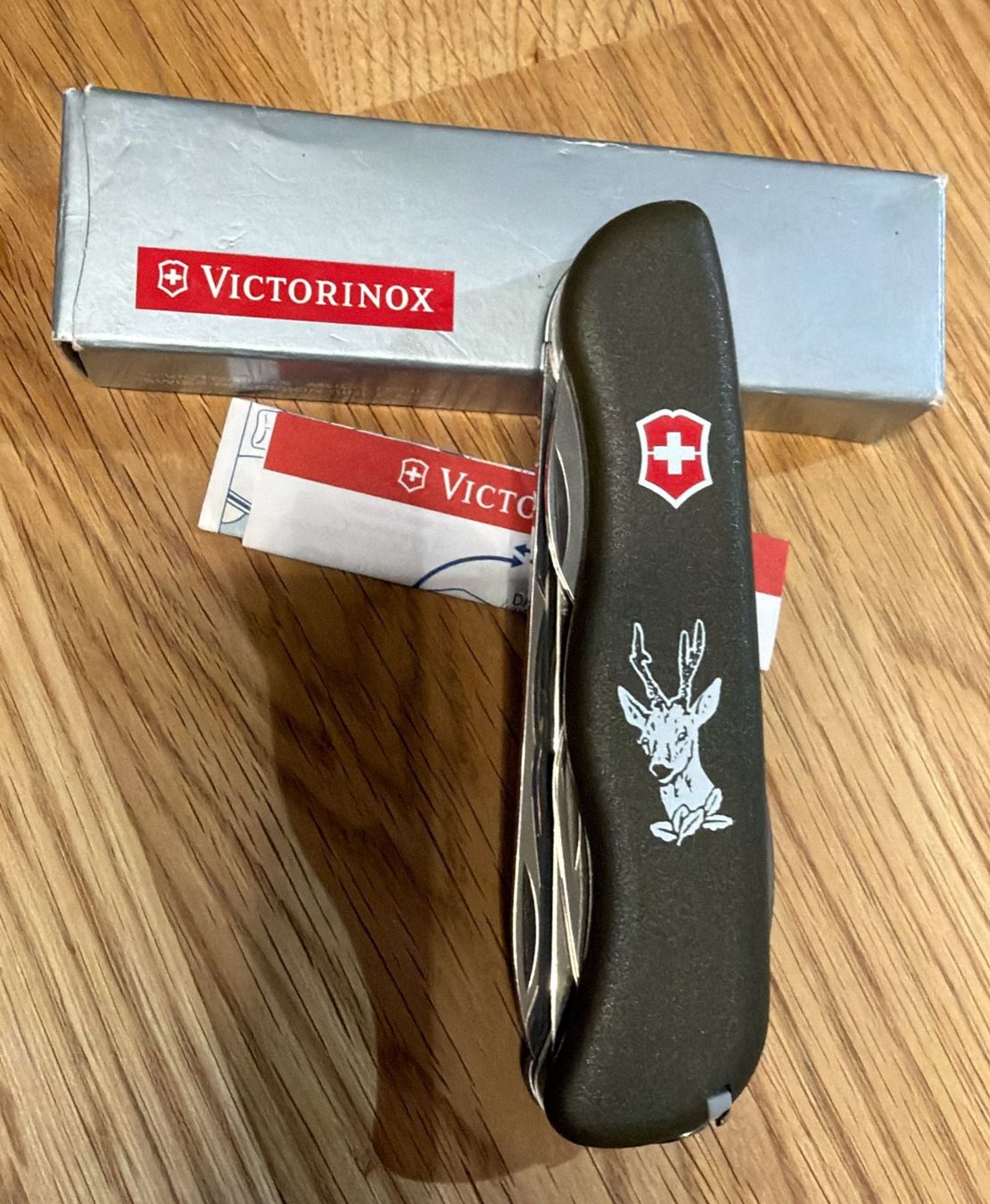 Victorinox Coltelli tascabile: VICTORINOX SACKMESSER HUNTER GREEN – Usato da Zürich venduto da Frei-Occasionen 7