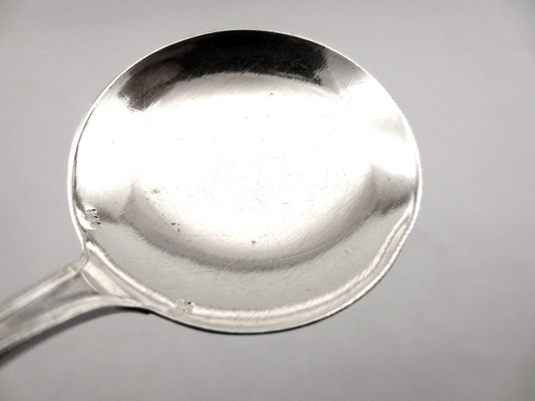 Jezler Cucchiai: Cuillère mayonnaise Jezler Rubans argent – Usato da Noville venduto da ceram 2