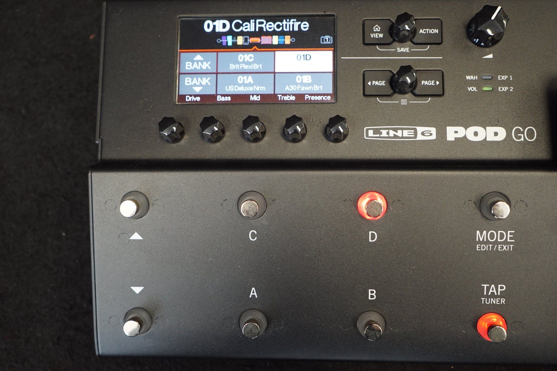 Line 6 Instruments de musique: Line 6 POD Go Modeling Floorboard mit Expressionpedal – D'occasion à Ortschwaben par Musictrade 2