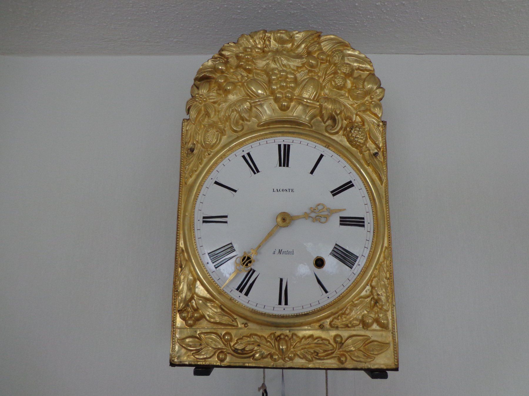 Uhren: Comtoise Morez Burgunder Uhr wohnfertig – Gebraucht aus Würenlingen von reneda777 1