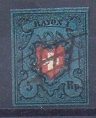 Tutti i francobolli: RAYON No. 15II – Usato da Les Verrières venduto da Scampi0
