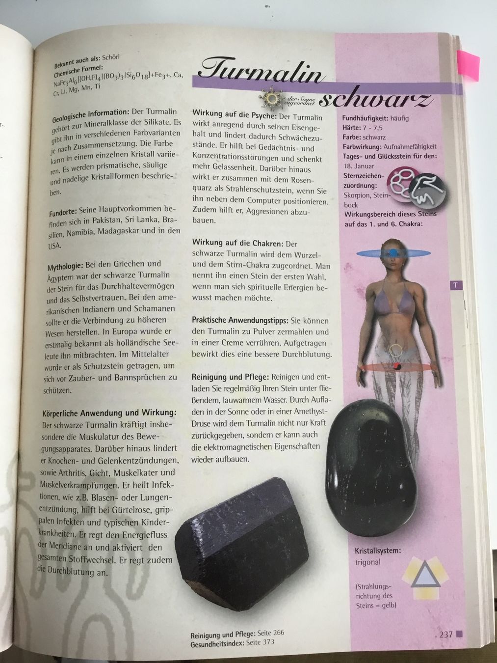 Minerali & Pietre curative: Massage Griffel schwarzer Turmalin Heilstein – Nuovo e nell'imballaggio originale da Doppleschwand venduto da Fortuna5859 2