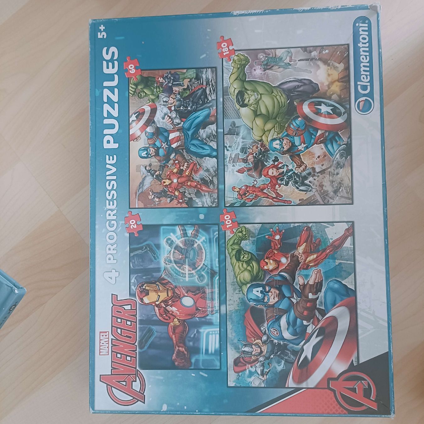 Puzzles: Avengers Puzzle Set 4 progressive Puzzles 20-180 Teile – Gebraucht aus Rotkreuz von mar_wn5h
