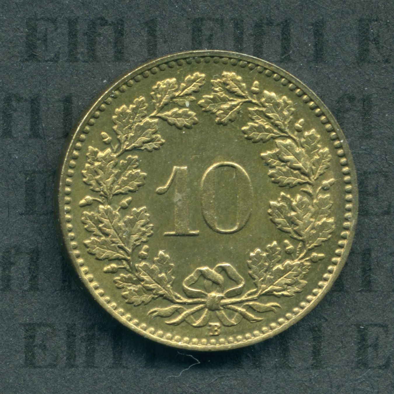 Tutti le monete: CHF___0.10 1918 Messing stgl 10 Rappen – Nuovo (secondo la descrizione) da Widnau venduto da Elf11 1