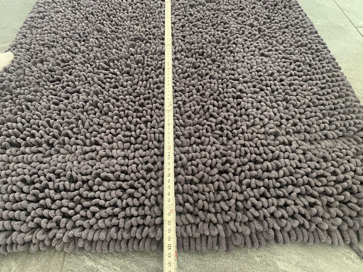 Tappeti: Flauschiger Badezimmerteppich, grau, 70x125cm, Maddison – Nuovo (secondo la descrizione) da Einsiedeln venduto da important__ 3