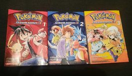 Manga Pokémon la grande aventure tome 1 2 et 3