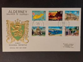 FDC Alderney Bailiwick of Guernsey 1983
