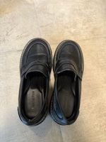 Eu 38 Loafers Lavieshoe schwarz mit Plateausohle getragen
