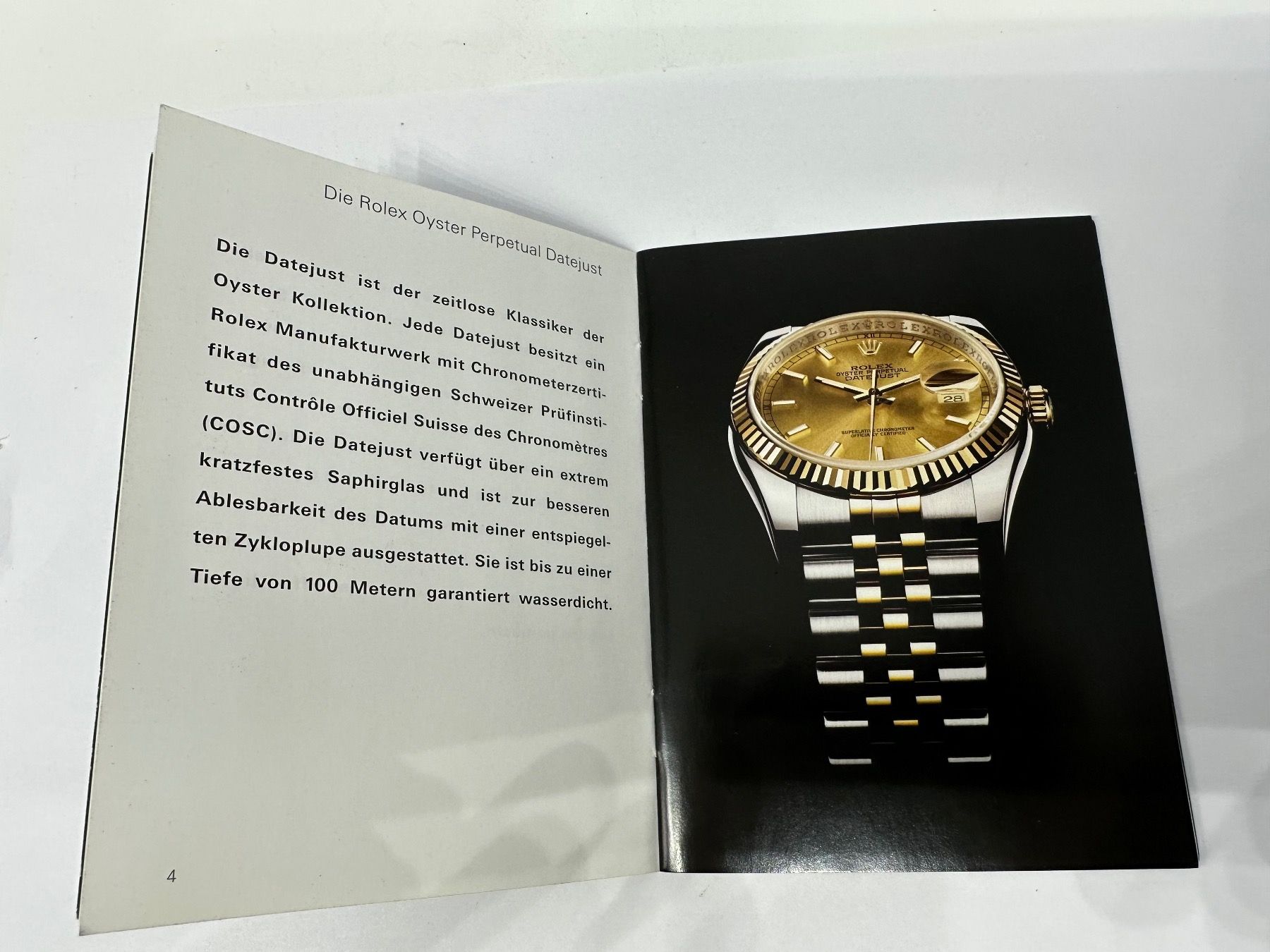 Rolex Orologi: Rolex Datejust booklet – Usato da Brüttisellen venduto da AlphaOmega05 2