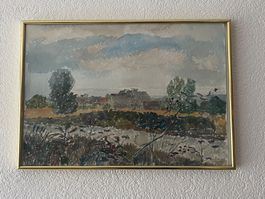 Landschaftsmalerei, Wasserfarbe auf Papier