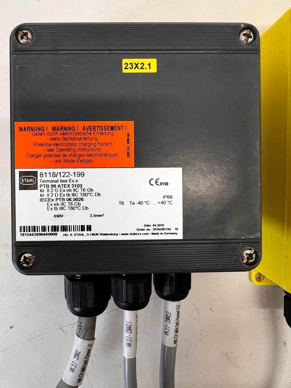 Accessori da laboratorio: 5x Schischek ExCos-D Explosion Proof Temperature / Humidity – Usato da Niederdorf venduto da LeptonAG_Labor 3