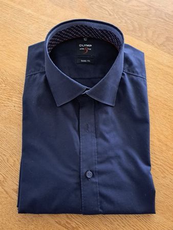 Olymp body fit Hemd dunkelblau Gr. 40