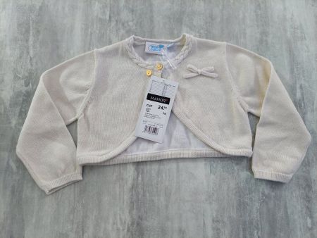 Süsses Strickjäckchen Gr. 74 festlich Mädchen Bolero