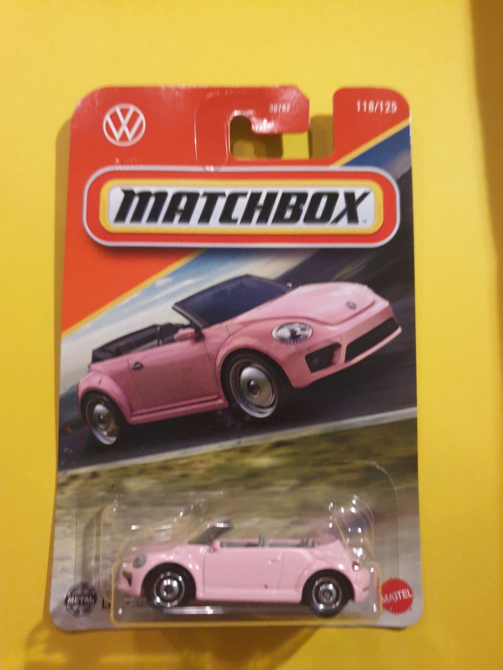 Matchbox Modellini d'auto: Matchbox 2019 VOLKSWAGEN BEETLE CONVERTIBLE – Nuovo e nell'imballaggio originale da Oftringen venduto da Rotor 1