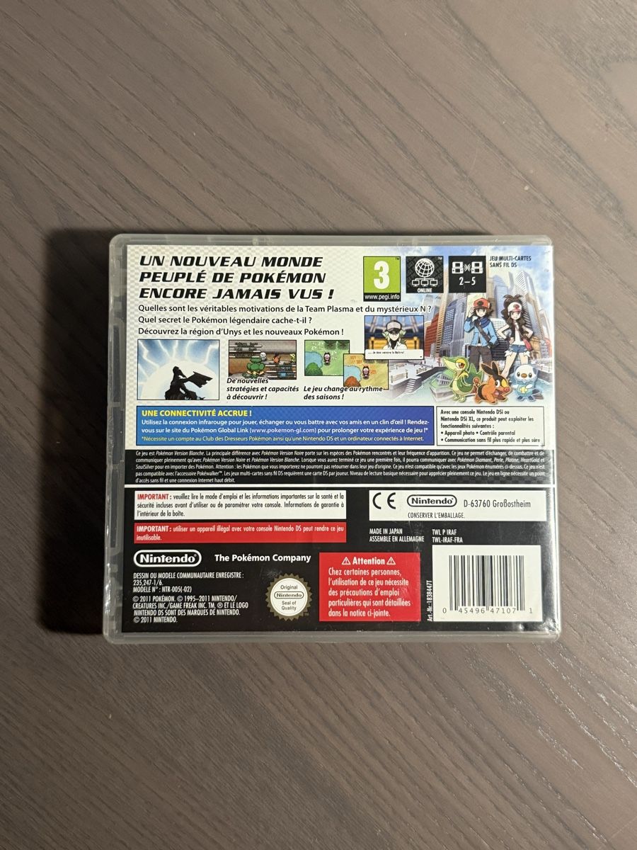 Pokémon Giochi: Pokémon Blanche FR – Usato da Thônex venduto da retrolovech 2
