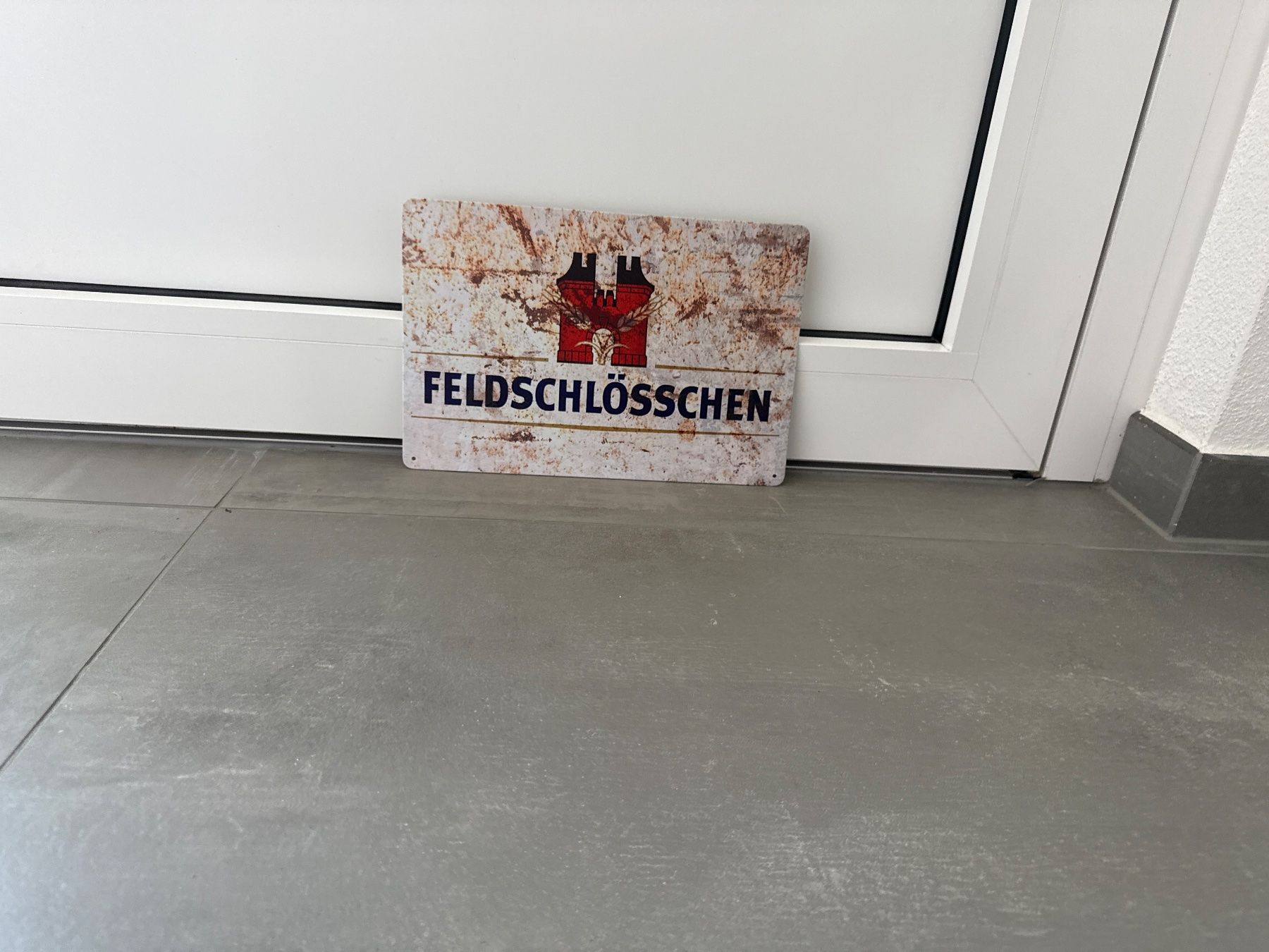 Feldschlösschen Schilder: FELDSCHLÖSSCHEN BIER Vintage Blechschild – Neu und originalverpackt aus Seon von Aaargauer01 5