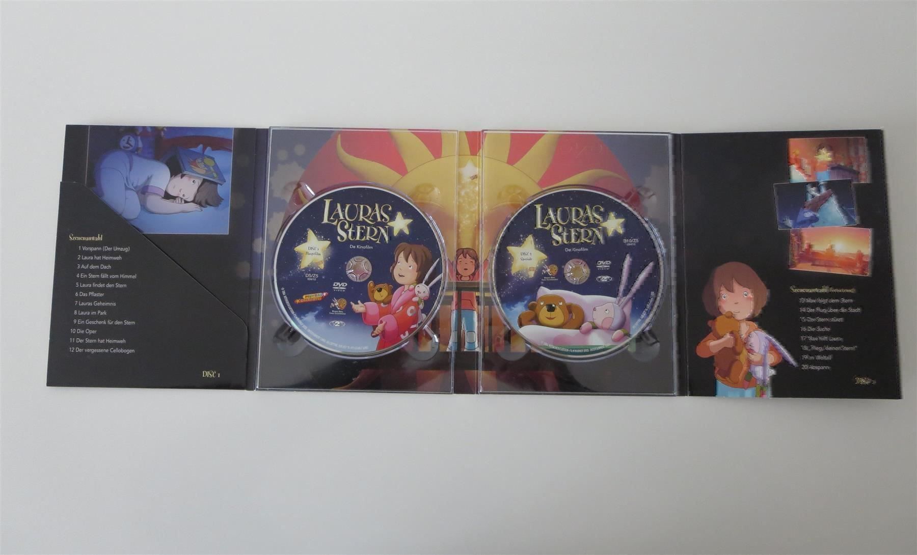 Tutti i DVDs: Lauras Stern - De Kinofilm + Volume 3 – Nuovo e nell'imballaggio originale da Zürich venduto da Lacoste06 5