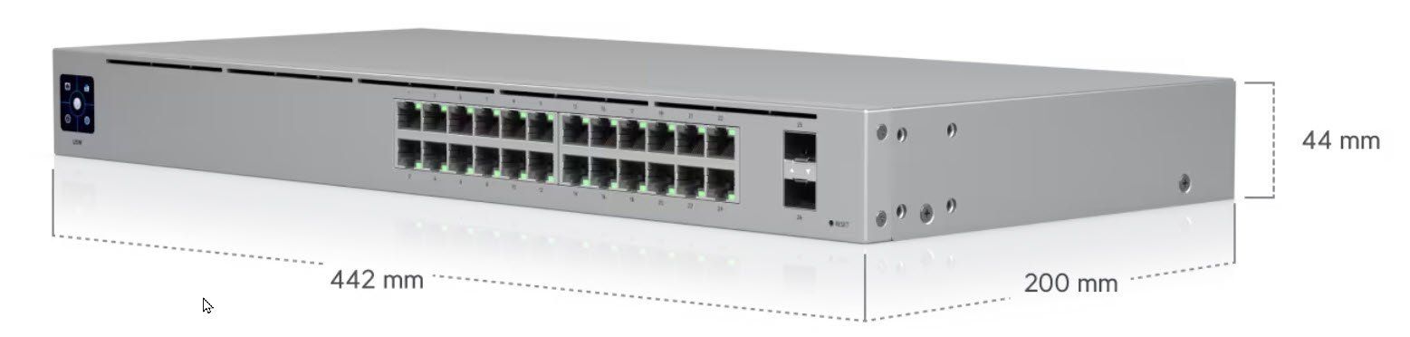 Ubiquiti Hub & Switch: Ubiquiti UniFi USW-24 Switch Standard – Usato da Dornach venduto da zor_y8s8 1