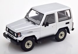 Toyota Land Cruiser BJ70 1984-1989 silber met./schwarz  1:18