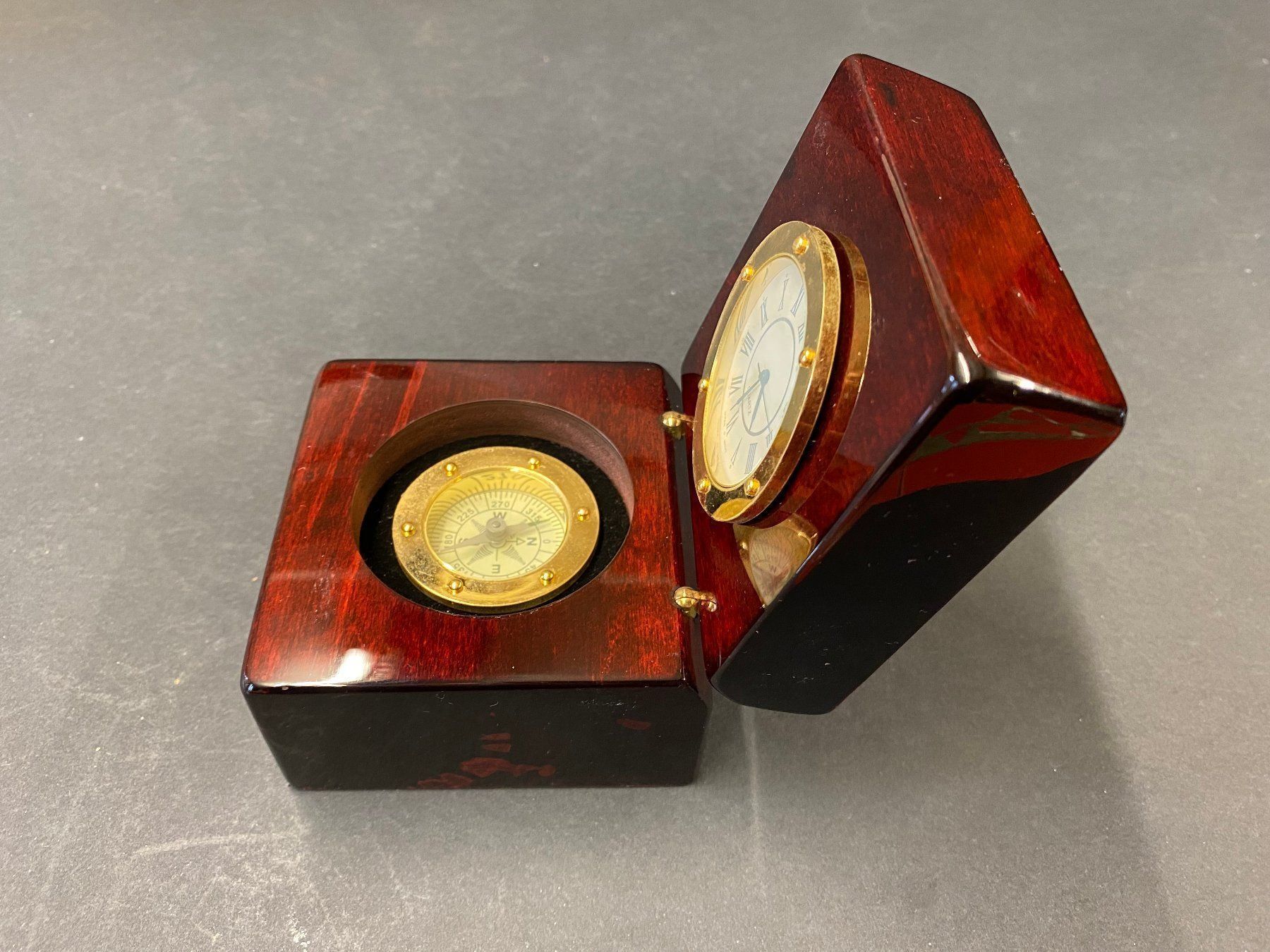 Orologi da terra & Orologi da parete: Uhr & Kompass, Home Office Deko Geschenk – Usato da Schaffhausen venduto da vintageworld 2