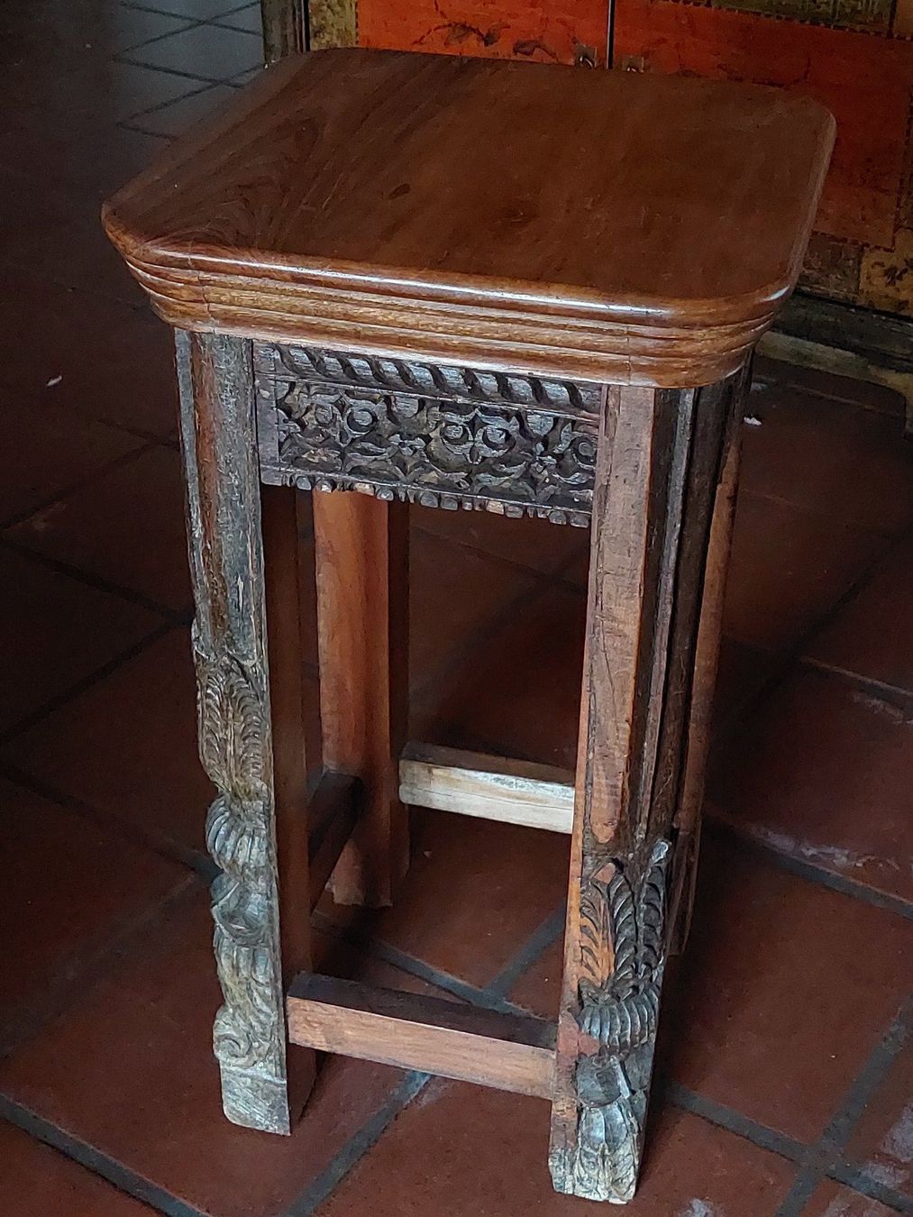 Sgabelli: Hocker / Pflanzenständer aus Holz – Nuovo (secondo la descrizione) da Cham venduto da mjg1901 3
