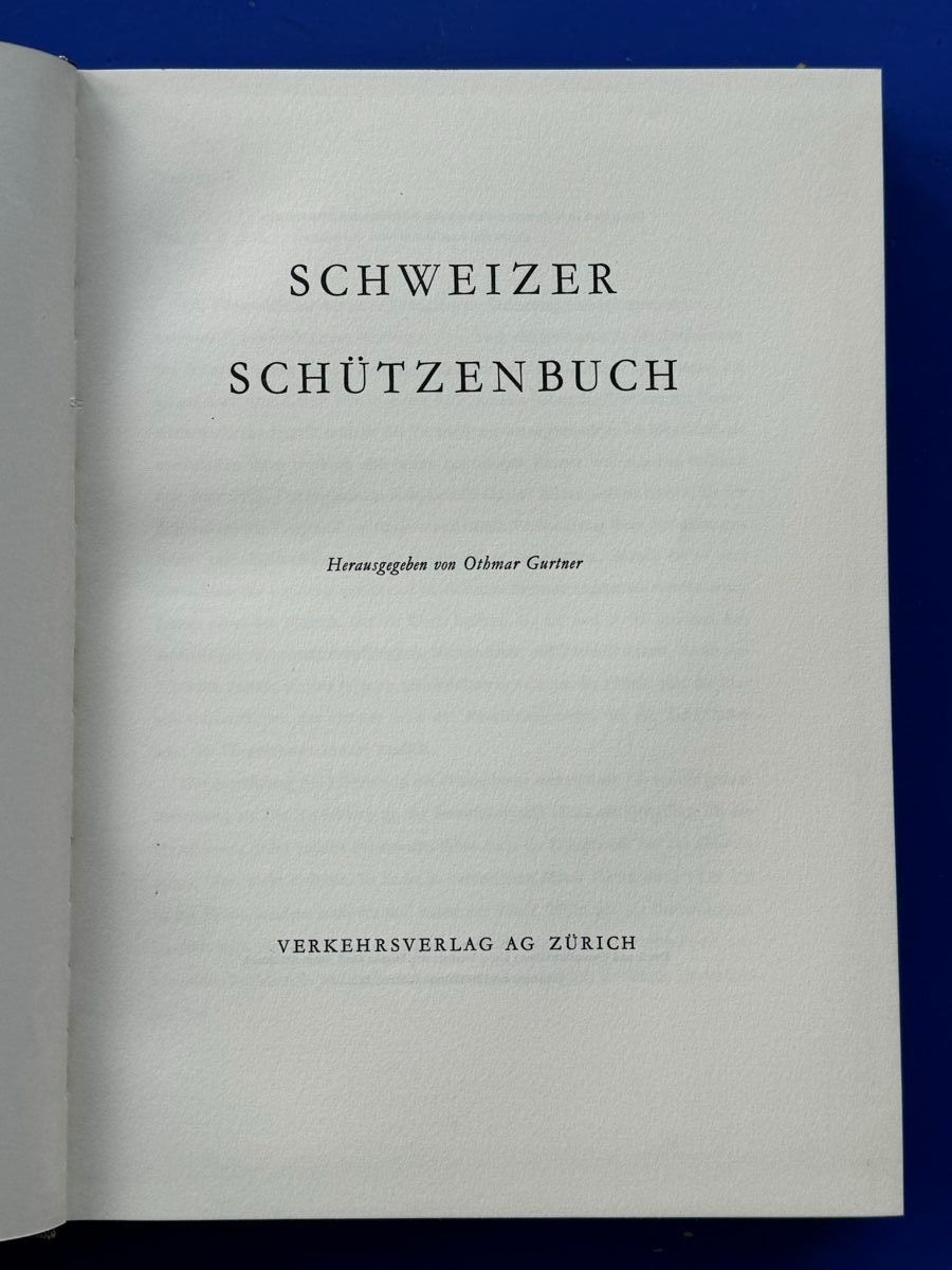 Bücher: Schweizer Schützenbuch. 1943. Prachtband – Gebraucht aus Adliswil von buch_und_kunst 1
