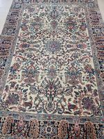 180×263 Antiker Orientteppich Kirman Handgeknüpft