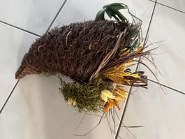 Füllhorn mit Trockenblumen
