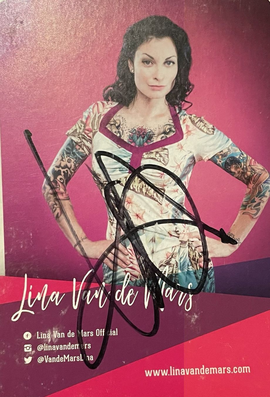 Autografi: Lina Van De Mars DE Handsigniert – Nuovo (secondo la descrizione) da Seuzach venduto da PaoloNutini