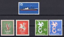 R6623  /  Allemagne RFA 1957-1958 neufs XX