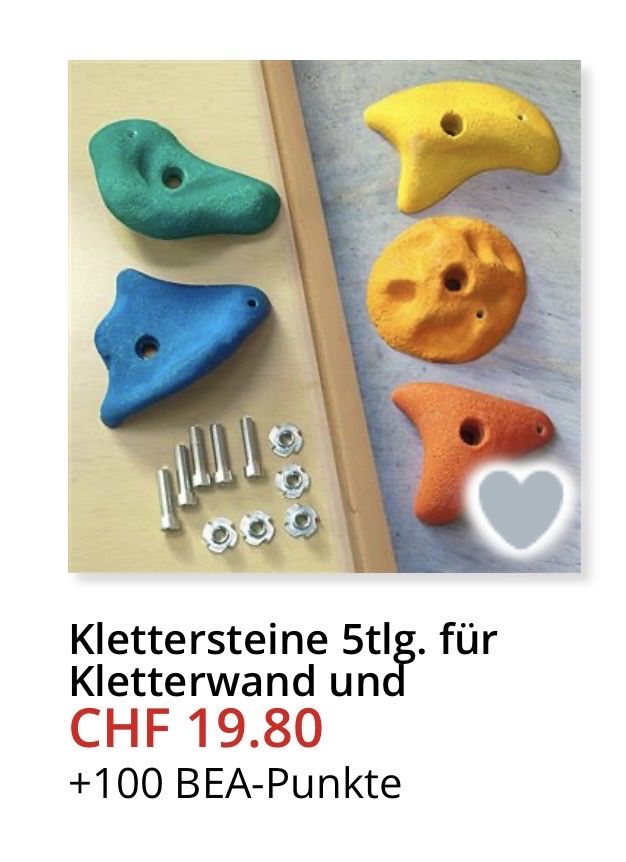 Pareti & prese d'arrampicata: Klettersteine 5 Teilig Bea Verlag – Nuovo e nell'imballaggio originale da Auw venduto da grisu81