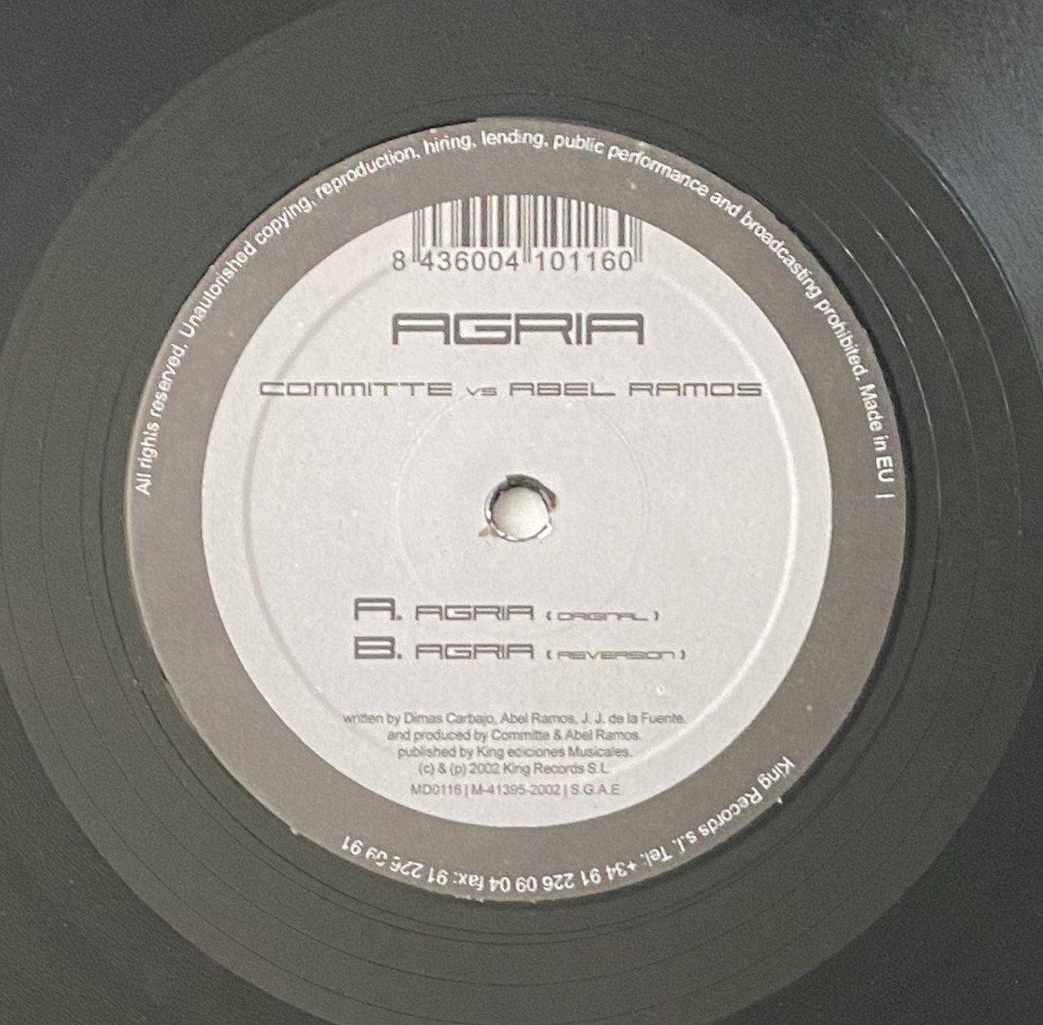 Dischi in vinile: Committe vs Abel Ramos, Agria (Trance) – Usato da Flums venduto da Empe1 2