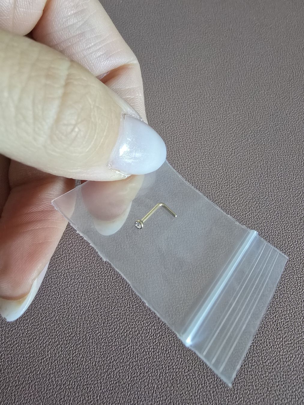 Gioielli per piercing: Goldiges Nasenpiercing / Nasenstecker – Nuovo e nell'imballaggio originale da Balterswil venduto da Kth_v8 3