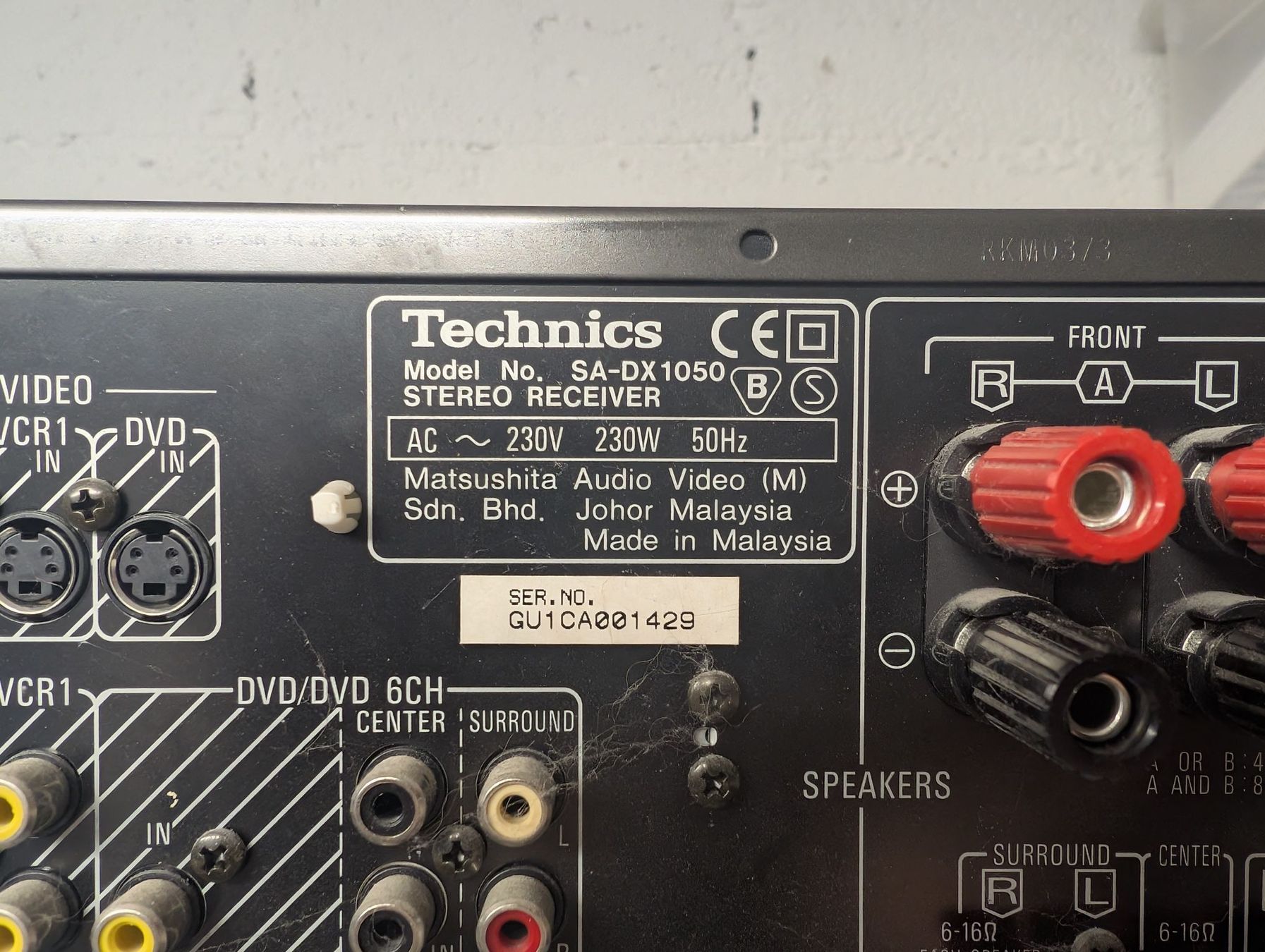 Technics Amplificateurs: Technics SA-DX1050 Stereo Receiver – D'occasion à Bern par Mauri74
