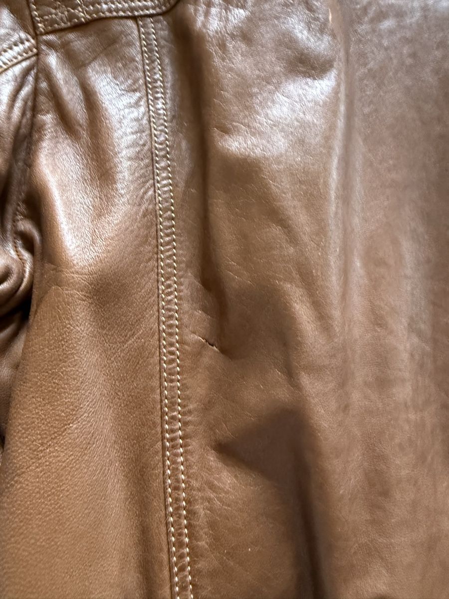 Giacche: Braune Vintage-Lederjacke, Grösse L – Usato da Wangen SZ venduto da Simi_diet 2