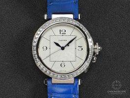Cartier Pasha XL in White Gold, Full Set, First Owner
