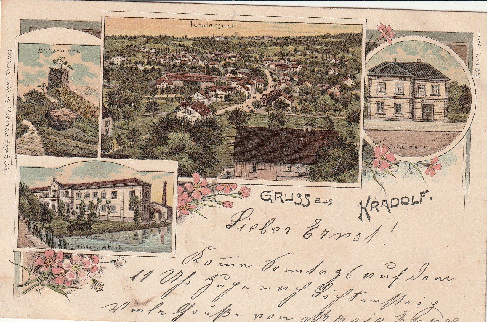 Cartes postales: AK  Gruss aus Kradolf Litho 1899 – D'occasion à Rupperswil par Ema10