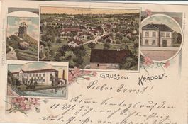 AK  Gruss aus Kradolf Litho 1899