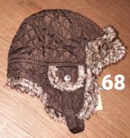 Wintermütze für Baby, Grösse 68, gefüttert und warm!