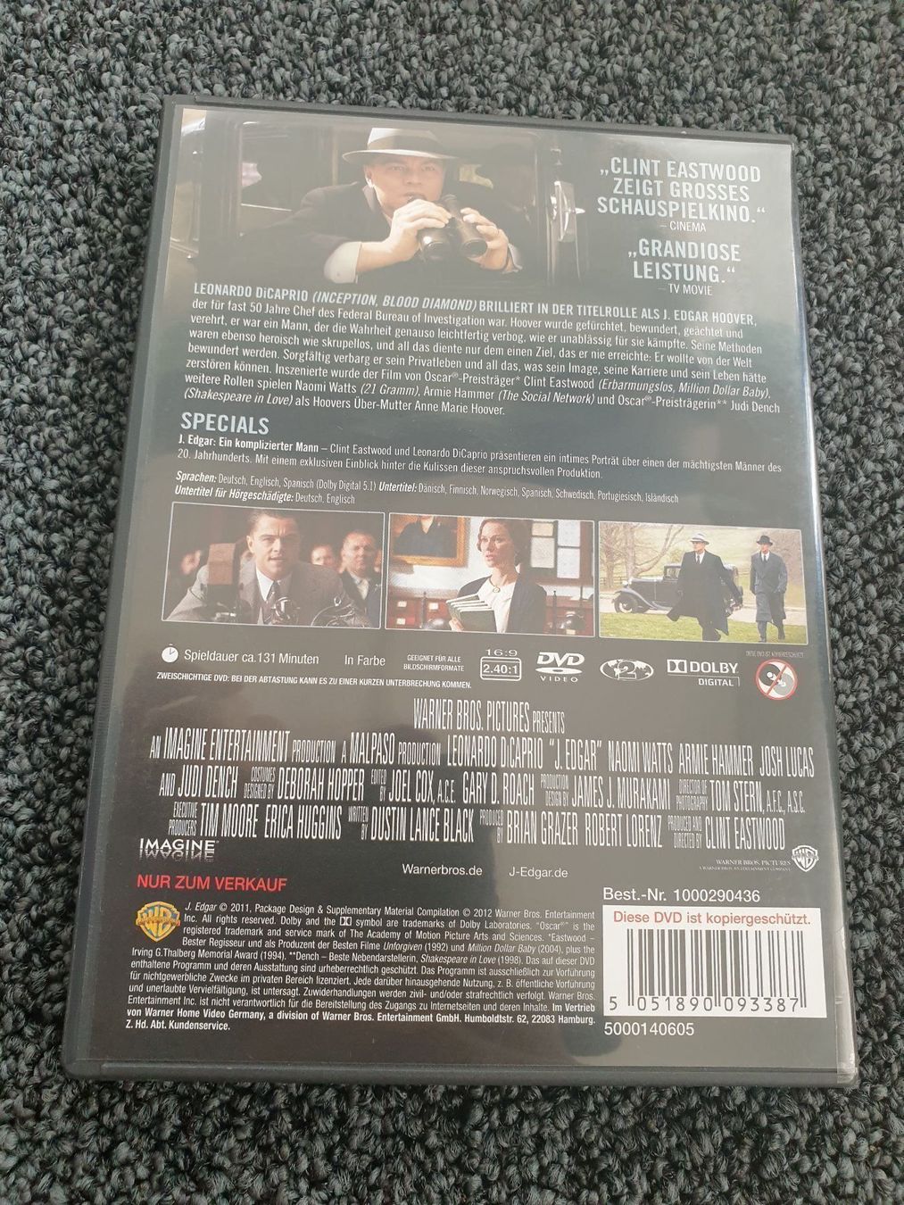 Tutti i DVDs: J.EDGAN(4185) – Usato da Ruswil venduto da Ruck.Zuck. 1