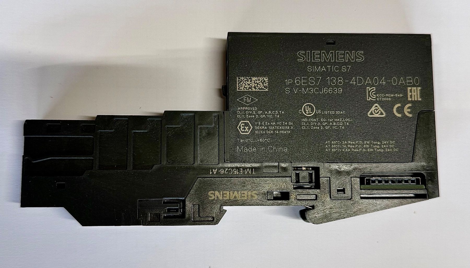Siemens Componenti elettronici: Siemens Simatic S7 - ET200S, 6ES7 138-4DA04-0AB0, Count – Usato da Dintikon venduto da Baddaru 1