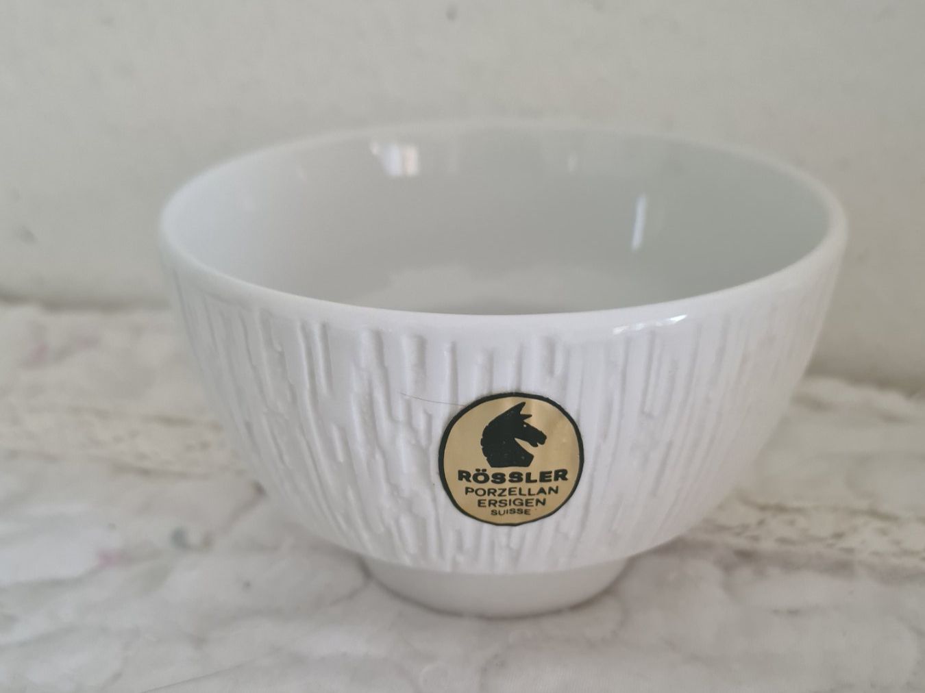 Rössler Ciotole: Rössler Schüssel 7.5 cm hoch, Dm. 11 cm – Usato da Winterthur venduto da bibummi